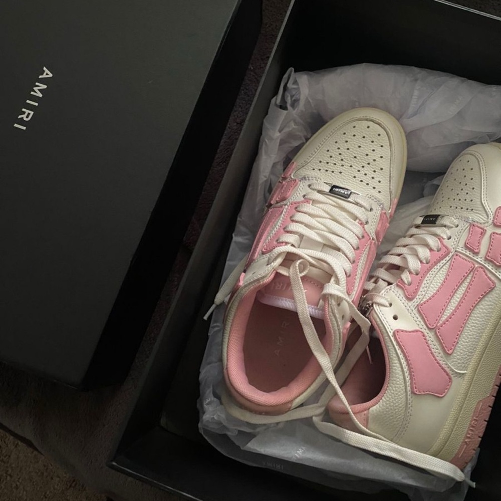 AMIRI Women's Sneakers in Pink and Cream